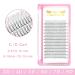 3D D Curl 0.10mm Short Stem Eyelash Extensions - Finished Compartment Volume Lashes (12 Pieces) - Buy Online on SooperMarket.com