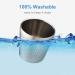 Xiaoxin Stainless Steel Soap Bowl | Barber Razor Cup for Men | Wet Shaving & Face Hair Cleaning - Buy Online on SooperMarket.com