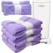 Refilling foil refill packs 10 pack of refill cassette refill pack 4.5m refill film for diaper pail anti -odor diaper -loose refill cassettes compatible with diaper pail (purple)