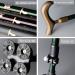 Walking Stick with Wooden Handle Lightweight Adjustable Walking Cane for Balance Mobility Aid 3k Carbon 360 Degree Pivoting HEA - Buy Online on SooperMarket.com