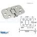 SeaLux Marine 316 Stainless Steel 180 Degree Flush Mount Hatch Hinge 2-3/4 x 1-5/8 for Boat RVs - Pair - Buy Online on SooperMarket.com