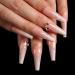 Brishow Coffin Artificial Nails - Long Gradient Ballerina Acrylic Press-On Nails (24pcs) for Women & Girls - Shop Now! - Buy Online on SooperMarket.com