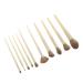 Soft Comfortable Grip 10pcs Eye Shadow & Concealer Brush Set | Premium Makeup Brushes for Creamy & Powder Application - Buy Online on SooperMarket.com