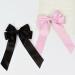 2 Pack Bow Hair Clips Black Hair Bows for Women Girls Large Bow Clips Hair Barrette Hair Accessories - Buy Online on SooperMarket.com