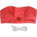 HOHXFYP USB Breast Massager Cotton Electric Vibration Breast Enlargement Bra Wearable Bust Lift Enhancer Machine Shoulder Strap Included Red - Buy Online on SooperMarket.com