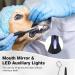 Dog Teeth Cleaning Tools with LED Light 3 Modes Dog Plaque Tartar Remover for Teeth Detachable Teeth Cleaning Kit for Dogs Cats Grey - Buy Online on SooperMarket.com