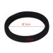 20 Large Black Stretch Hair Ties for Thick, Heavy, and Curly Hair - 5cm Diameter, 1cm Width - Buy Online on SooperMarket.com
