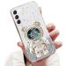 Tivenfezk Nadoli for Samsung Galaxy S21 Treibsand B r Astronaut Hidden Stand Shell caricature glitter astronaut stand soft silicone bling cell phone case transparent protective cover samsung galaxy s21 clear