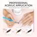 Modelones Acrylic Nail Kit - Clear White & Pink Powder Set with Rhinestone Glue & Brush | Perfect Starter Kit for Acrylic Nail Extensions - Buy Online on SooperMarket.com