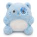 Yamepuia Blueberry Cat Stuffed Animals Cute Cat Plush Toy Doll Soft Sitting Cat Plush Pillow Birthday Gift for Kids and Adults Blueberry Cat Plush