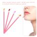 400PCS Disposable Lip Brushes - Lip Gloss Applicators Makeup Kit - Pink - Buy Online on SooperMarket.com