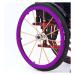 Wheelchair Push Rim Covers 1 Pair Wheelchair Non-Slip Silicone Hand Push Ring 24 Inch Anti-Slip Wear-Resistant Silicone Hand Push Cover Hand Wheel Snare Pads(F 22 inch) 22 inch F