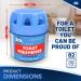 48pk Ocean Blue Toilet Fresheners 70g - 1000 Flushes, Limescale Prevention - Toilet Cistern Blocks - Buy Online on SooperMarket.com