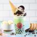 Vegan Milk Bubble Tea Kit Gift Set - 6 Servings with Mango & Melon Powders, Popping Boba, Paper Straws - By The TeaShed - Buy Online on SooperMarket.com