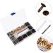 EXCEART 480pcs Rivets Metal Double Rivet Clothes Studs DIY for Bag Leather Belt Side Clothing Accessory - Buy Online on SooperMarket.com