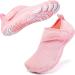 Racqua Kids Water Shoes | Quick Dry Barefoot Aqua Shoes for Boys and Girls | Lightweight Swim Beach Shoes | Toddler to Big Kid Sizes | Pink - Wzk163g - Buy Online on SooperMarket.com