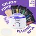 Waxing Kit for Women Men | Painless Hair Removal with Hard Wax Beans | At Home Waxing Kit for Sensitive Skin | Includes Wax Warmer and Applicator Sticks | Ideal for Eyebrow, Armpit, Bikini, Brazilian | All-White - Buy Online on SooperMarket.com