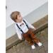 Volunboy Baby Boys Gentleman Suit 4PCS Outfit 2-3 Years | Formal Bow Tie Shirts + Suspenders Pants | Whitedots - Buy Online on SooperMarket.com