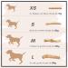 Supravit Natural Coffee Wood Chewing Bones for XS Puppies | Long-Lasting Play & Excitement | Caustab Puppy Chew Toys - Buy Online on SooperMarket.com