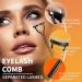 3PCS Mascara Fan Brush Set | INENK Eyelash Separator & Comb for Clump-Free Application | Perfect Eyebrow & Lash Tools for Natural Lift - Buy Online on SooperMarket.com