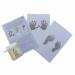 BUSHBABY Baby Hand and Footprint Kit Inkless Prints Hand & Feet Pet Dog Paw Print Newborn Keepsake Essential Baby Gifts Unisex New Mum Baby Shower Gifts Unique Maternity Present Mums Expecting 1 wipe Silver