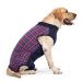 Heywean Hundebody after op castration wound protection suits for dogs professional pet recovery Suit Hund Medical Shirt Body Suit After the Operation Dog pet surge suit for dogs xxxl (pack with 1) Marine Plaid