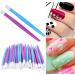Nail Art Rubber Cuticle Pusher Not Easy To Break Cuticle Pusher for Pushing Back the Cuticle and Cleaning Under the Nails - Buy Online on SooperMarket.com