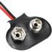uxcell 10pcs DC 9V Battery Clip T-Type Connector | Faux Leather Housing | 12cm Lead Wire - International Shipping Available - Buy Online on SooperMarket.com