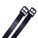 Lussoro Black Stirrup Leathers - Full Size for Horse | Premium Quality - Buy Online on SooperMarket.com