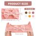 Uwiyo 6-Pack Baby Turban Headband Set | Soft Nylon Flower Loop Hairbands for Newborns & Toddlers - Buy Online on SooperMarket.com