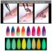 Monochrome Nail Extension Starter Set | Glow-in-the-Dark Gel & Rhinestone Glitter for Beginners - Nail Art Design #03 - Buy Online on SooperMarket.com