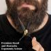 5.5 Ontaki Premium Hand Forged Japanese Steel Scissors for Hair Beard & Mustache - Bartscher Black Trim Tool - Buy Online on SooperMarket.com