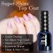 DR.MODE No Wipe Top Coat Gel Nail Polish - 0.5 Oz - High Gloss Shine - Long Lasting - UVLED Light Required - DIY & Salon - Buy Online on SooperMarket.com