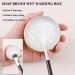 Make Up Brush Cleaner Set - Solid Soap Brush Cleaner with Makeup Brush Cleaner Mat - Easy to Clean Blenders Brush Cleaner Makeup Shampoo Removes Shadow Color Cosmetic Colors for Daily Use Travel Set - Buy Online on SooperMarket.com