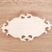 RORPOIR 1pc Unpainted Frames Decorative Appliques for Furniture Wood Onlays for Bed Flowers Carved - Buy Online on SooperMarket.com