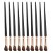Versatile 10pcs Nose SHADOW Brush Set Soft Sickle Shaped Efficient Makeup Application for Precision Results