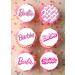 24 x Pre-Cut Barbie 8 Edible Stand up Wafer/Rice Paper Cupcake Cake Toppers Birthday Party Pink Decorations - Buy Online on SooperMarket.com