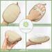 2 Pack Natural Loofah Body Scrubber | Eco-Friendly Exfoliating Shower Sponge for Women and Men - Buy Online on SooperMarket.com