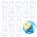 Quesuc 20 Pack Hand Lens 4X and 10X Magnifier Handheld Magnifying Glasses for Home Classroom Indoor and Outdoor Use