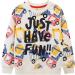 Kids Dinosaur Sweatshirt - Boys/Girls Cotton Jumper 4-5 Years - Fun Long Sleeve Pullover Toddler Shirt - Buy Online on SooperMarket.com