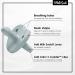 Milk Snob Calm n Cuddle Silicone Pacifier 6-18 Months - BPA Free Teether for Baby Girl and Boy. Perfect Baby Shower Gift for New Moms! Stage 2 Blue Breeze - Buy Online on SooperMarket.com