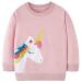 Girls Sweatshirt for Kids Cotton Top Casual Jumper Girl T Shirt Toddler Clothes Long Sleeve Pullover Age 1-12 Years 11-12 Years Unicorn 01