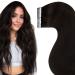 Laavoo real hair Extensions tape in dark brown extensions tape real hair 55cm remy hair extension real hair tape extensions brown 50g 20pcs #2 55.88 cm 1.2 #2