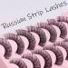 Russian False Eyelashes - Natural D Curly Strip Lashes for Parties, Weddings, Birthdays - 14 Pairs - Buy Online on SooperMarket.com
