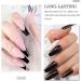 French Silicone Nail Art Stamping Kit with Black Gel Polish - HJ-NAT074-Gel-Black Set - Buy Online on SooperMarket.com