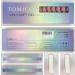 TOMICCA Extra Short Oval Nail Tips 180PCS Pink Soft Gel Nails - 3 in 1 Base Coat Coverage - Matte Full Coverage Nail Tips for Nail Art Extensions - Buy Online on SooperMarket.com