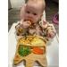 Nohla Luna The Unicorn Bamboo Baby Weaning Suction Plate - Spill-Proof 100% Bamboo & FDA Silicone - Pink - Ideal from 6 Months - Buy Online on SooperMarket.com