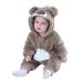 Doladola Unisex Baby Spring Autumn Animal Romper Baby Boys Girls Flannel One Piece Pyjamas 3-6 Months Koala