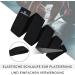 AQF Kniebandage f r M nner - Fitness Knieprotektoren Elastische Knieschoner f r Bodybuilding & Sport - Schwarz - Internationaler Versand - Buy Online on SooperMarket.com