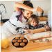 Zerodeko 2pcs Silicone Cake Cup Kitchen Accessories Kitchen Accesories Blackc Grids Cake Cups Cake Making Tool Silicone Molds Popsicles Molds Muffin Pans Silicone Bakeware Muffin Cake Cups 21X21X4.5CM Black - Buy Online on SooperMarket.com
